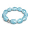 Orbite Bleue | Bracelet en Verre Tempête